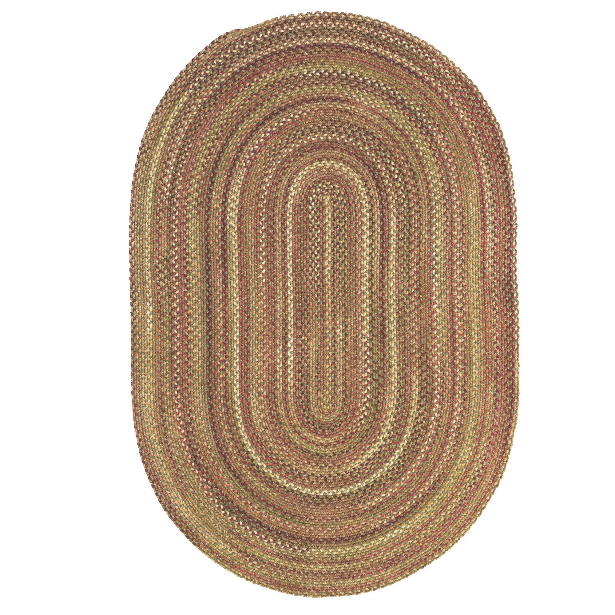 American Classic Foliage Braided Rug Oval image