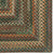 American Classic Green Multi Braided Rug Concentric Corner image