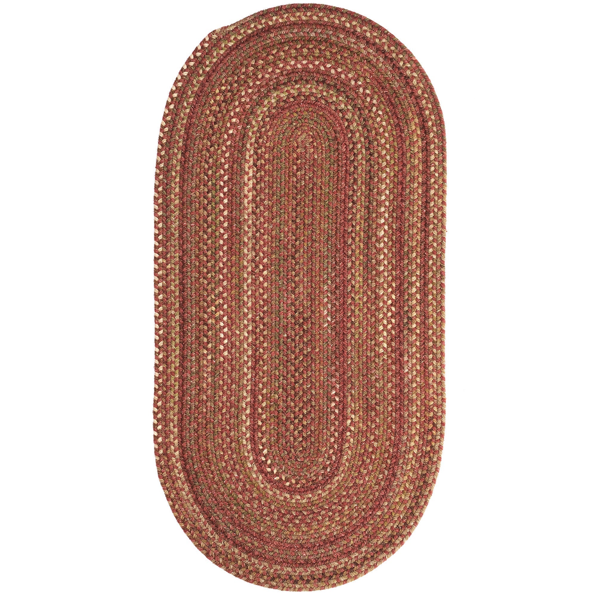 American Classic Spice Braided Rug Oval image