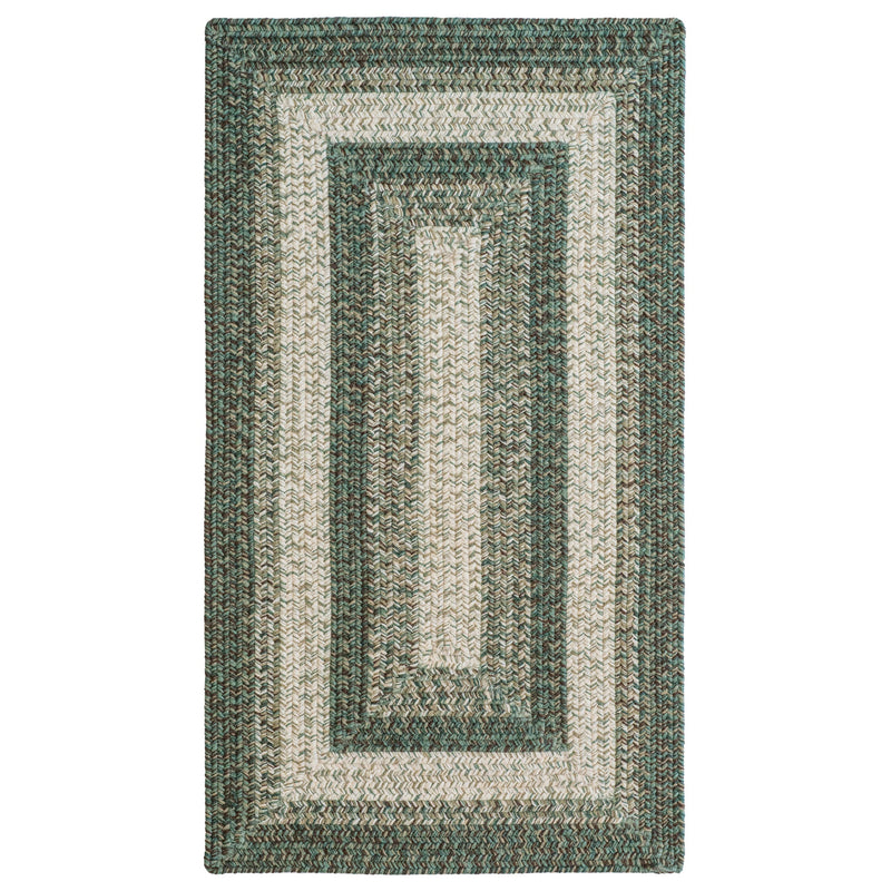 Sturbridge Balsam Green Braided Rug Concentric SiloQ image