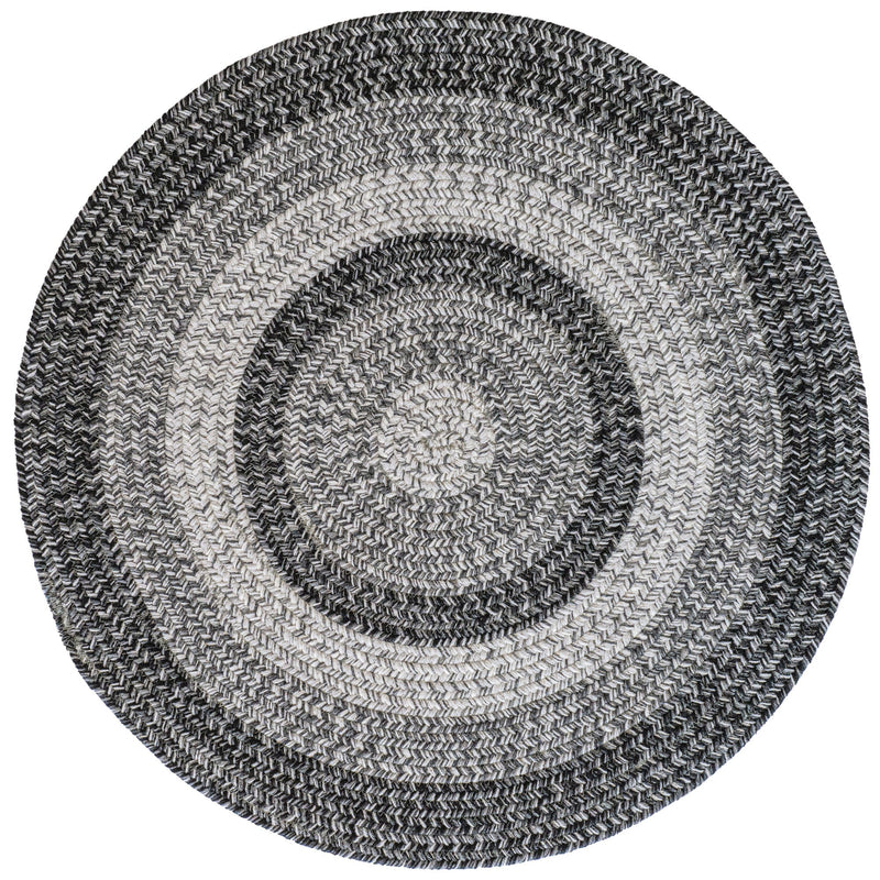 Sturbridge Coventry Gray Braided Rug Round SiloC image