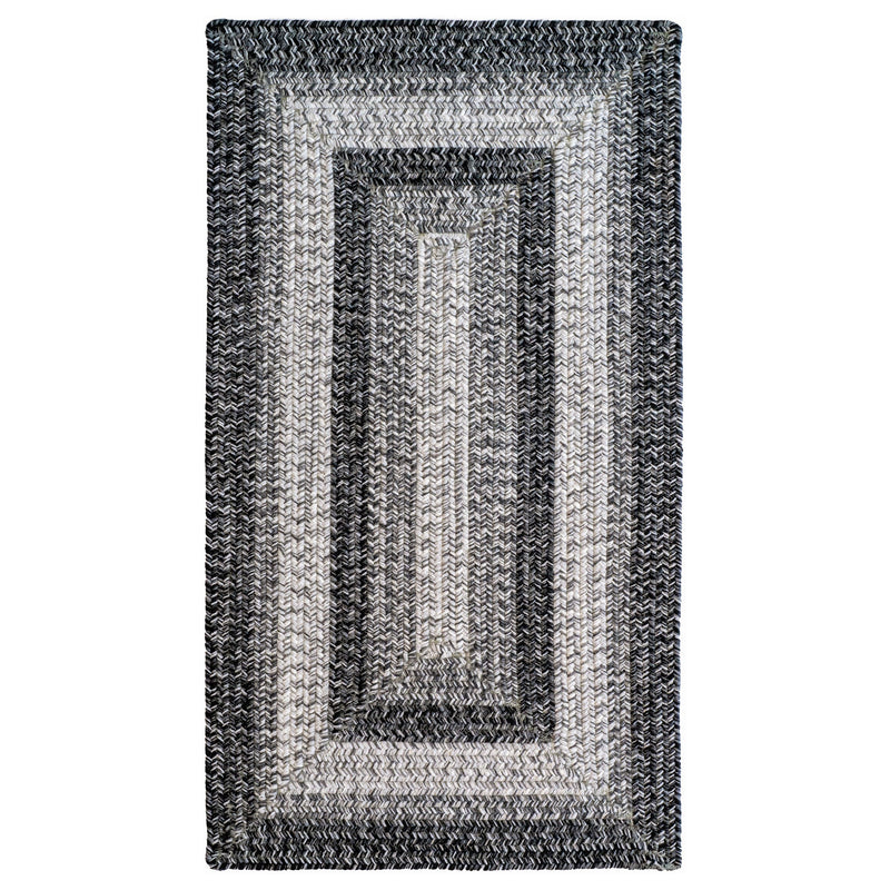 Sturbridge Coventry Gray Braided Rug Concentric SiloQ image