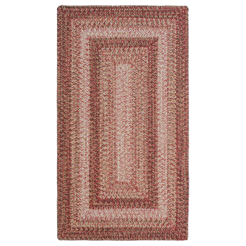 Sturbridge Maple Red Braided Rug Concentric SiloQ image