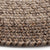 Sturbridge Berkshire Brown Braided Rug Round Cross Section image