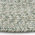 Stockton Light Green Braided Rug Round Cross Section image