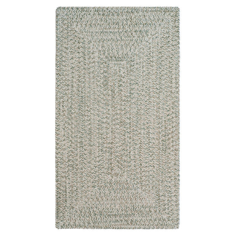 Stockton Light Green Braided Rug Concentric SiloQ image