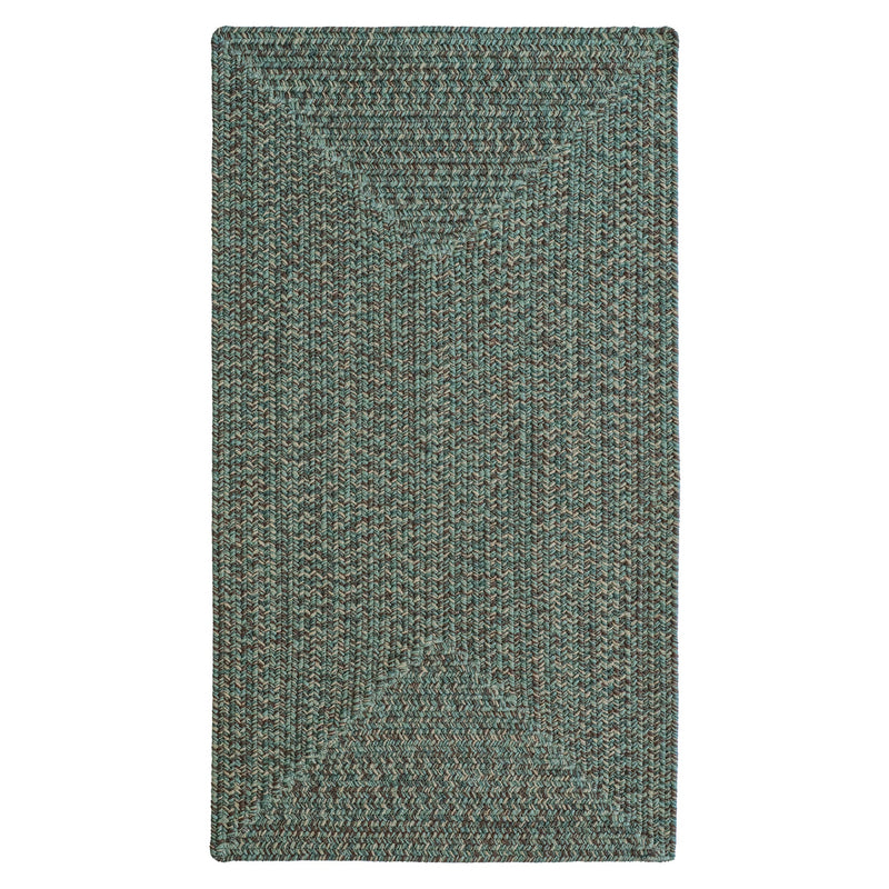 Stockton Dark Green Braided Rug Concentric SiloQ image