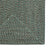 Stockton Dark Green Braided Rug Concentric Corner image