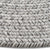 Stockton Light Gray Braided Rug Round Cross Section image