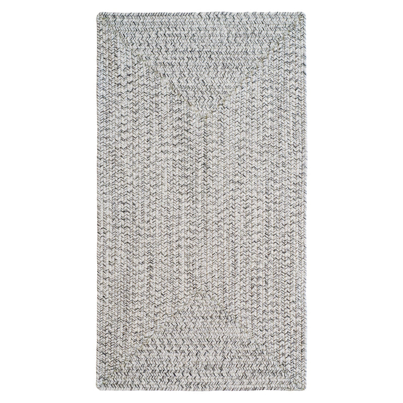 Stockton Light Gray Braided Rug Concentric SiloQ image