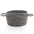 Stockton Medium Gray Braided Rug Basket SiloB image