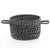 Stockton Dark Gray Braided Rug Basket SiloB image