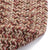 Stockton Medium Red Braided Rug Oval Back image