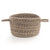 Stockton Medium Brown Braided Rug Basket SiloB image