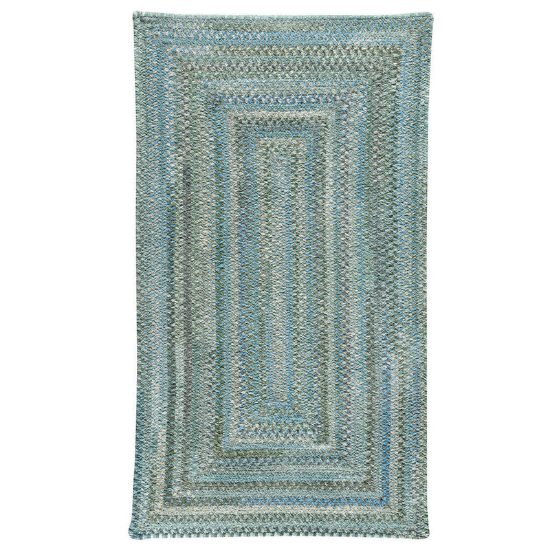 Synergy Misty Sage Braided Rug Concentric SiloQ image