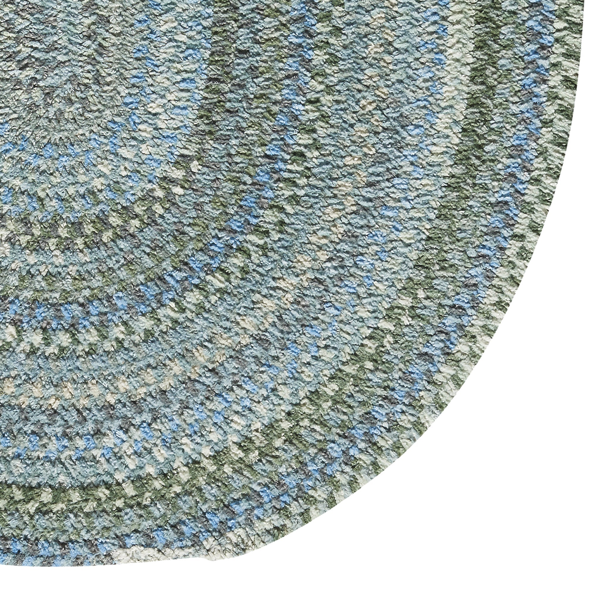 Synergy Misty Sage Braided Rug Oval image