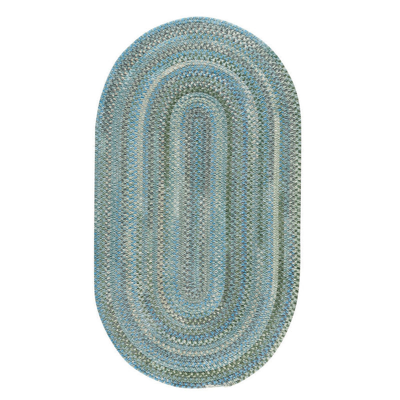 Synergy Misty Sage Braided Rug Oval SiloV image