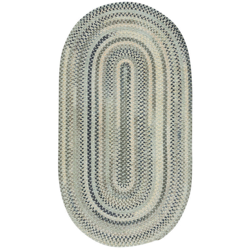 Synergy Silverstone Braided Rug Oval SiloV image