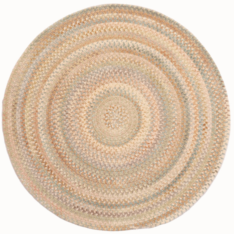 Synergy Blue Opal Braided Rug Round SiloC image