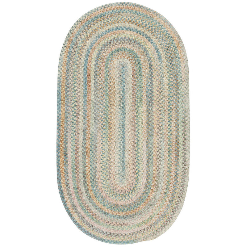 Synergy Blue Opal Braided Rug Oval SiloV image