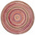 Synergy Rosewood Braided Rug Round SiloC image