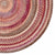 Synergy Rosewood Braided Rug Round Corner image