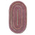 Synergy Rosewood Braided Rug Oval SiloV image