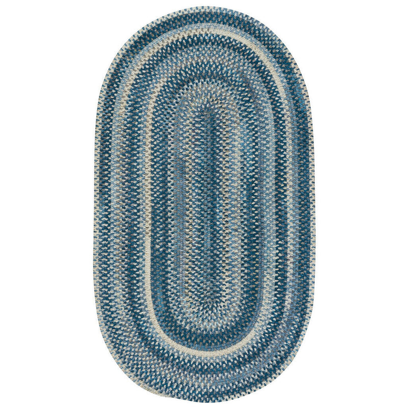 Synergy Chambray Braided Rug Oval SiloV image