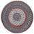 Wanderer Global Blue Braided Rug Round SiloC image