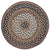 Wanderer Cognac Braided Rug Round SiloC image