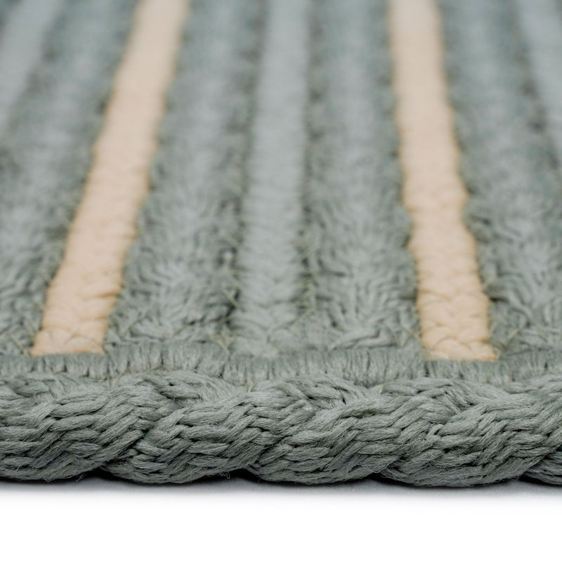 Hammock Spa Braided Rug Cross Sewn Rectangle Cross Section image