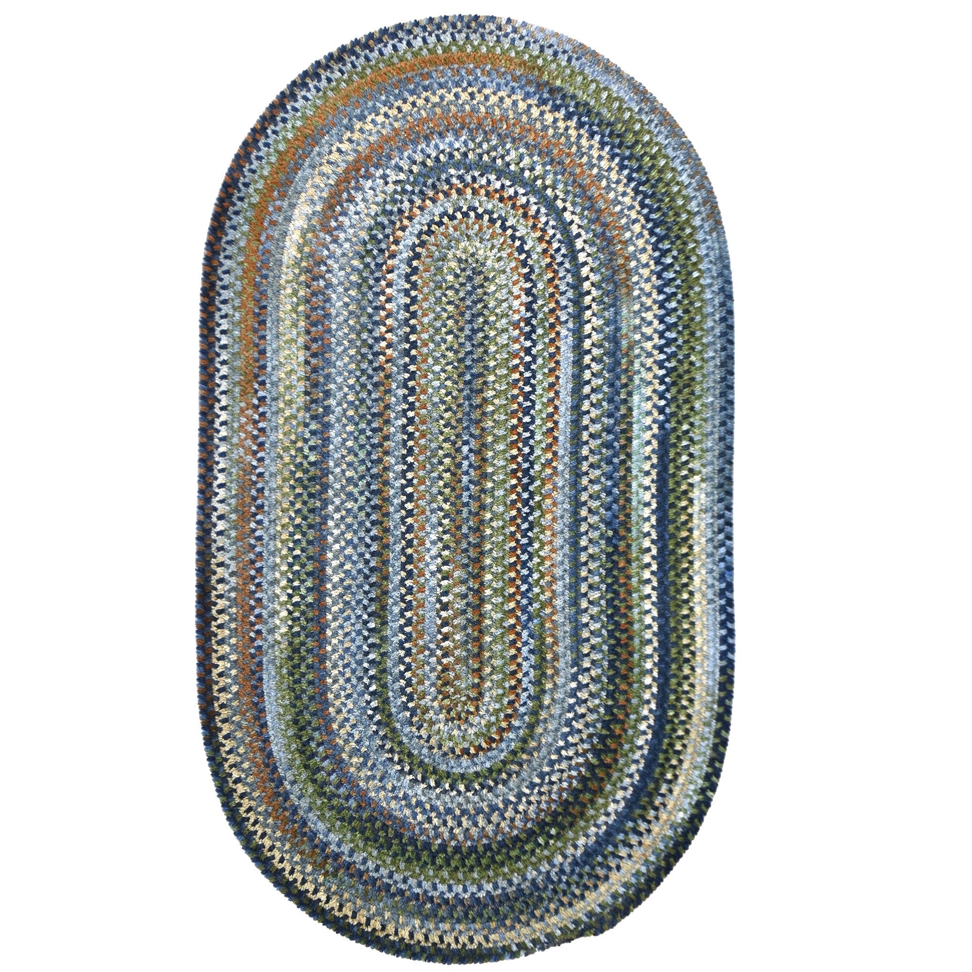 Cottonstone Ponds Edge Braided Rug Oval image