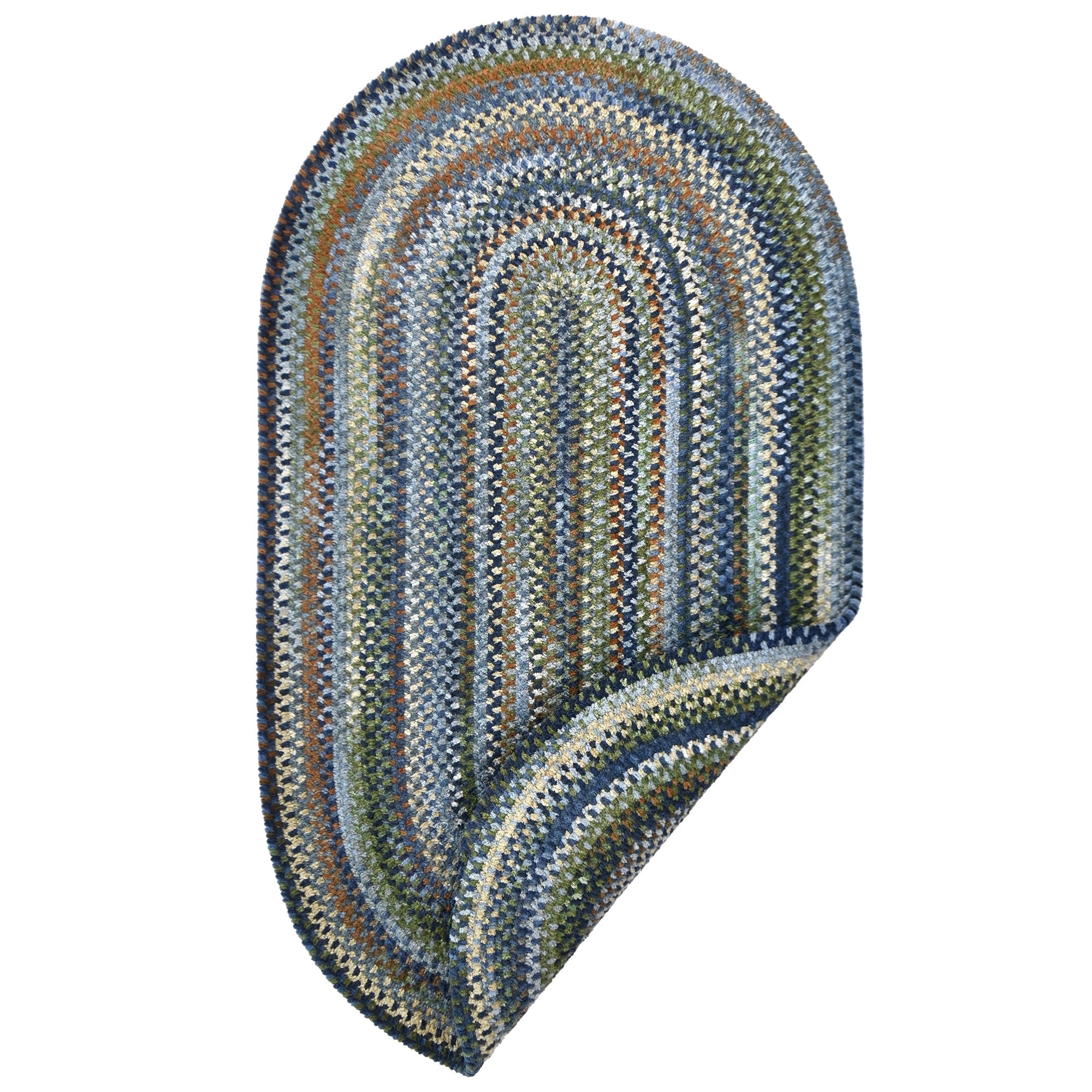 Cottonstone Ponds Edge Braided Rug Oval image