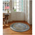 New Homestead Vista Braided Rug Oval Roomshot image