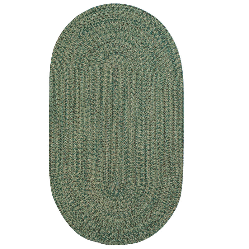 Seaport Spruce Braided Rug Oval SiloV image