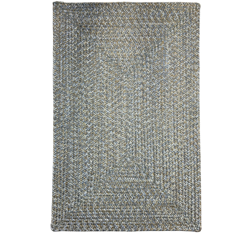 Seaport Granite Braided Rug Rectangle SiloR image