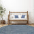 Seaport Blue Bay Braided Rug Oval Roomshot image