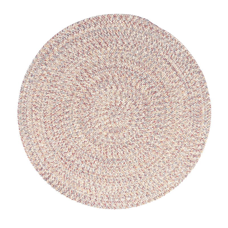 Seaport Adobe Braided Rug Round SiloC image