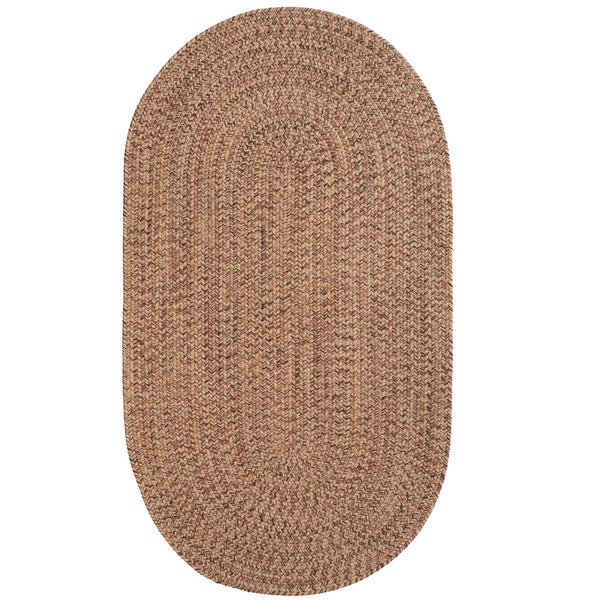 Seaport Chestnut Braided Rug Oval image