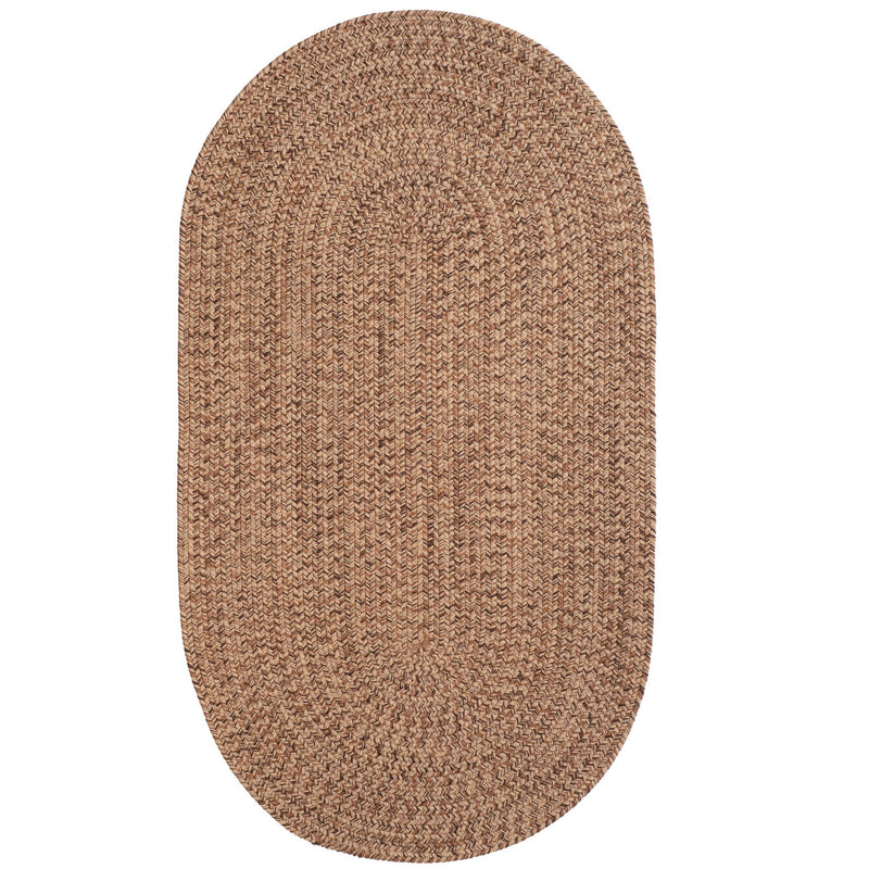 Seaport Chestnut Braided Rug Oval image