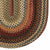 Americana Mocha Braided Rug Oval Corner image