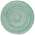 Bambini Aquamarine Braided Rug Round SiloC image