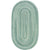 Bambini Aquamarine Braided Rug Oval SiloV image