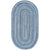 Bambini Cloud Blue Braided Rug Oval SiloV image