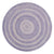 Bambini Periwinkle Braided Rug Round SiloC image