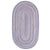 Bambini Periwinkle Braided Rug Oval SiloV image