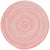 Bambini Pretty In Pink Braided Rug Round SiloC image