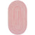 Bambini Pretty In Pink Braided Rug Oval SiloV image