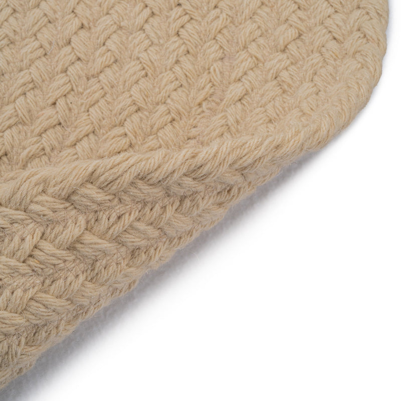 Naturelle Natural Braided Rug Round Back image