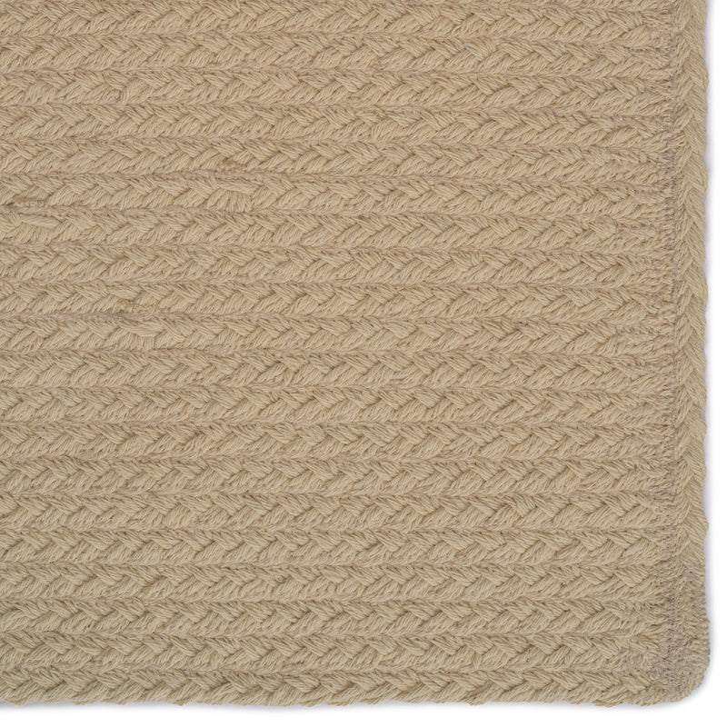 Naturelle Natural Braided Rug Cross-Sewn Corner image